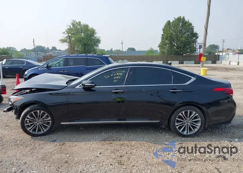 2017 Genesis G80 3.8 из США, поврежденный, VIN KMHGN4JE6HU210166